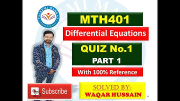 MTH401 quiz no 1 solution by taleemi markaz part 1