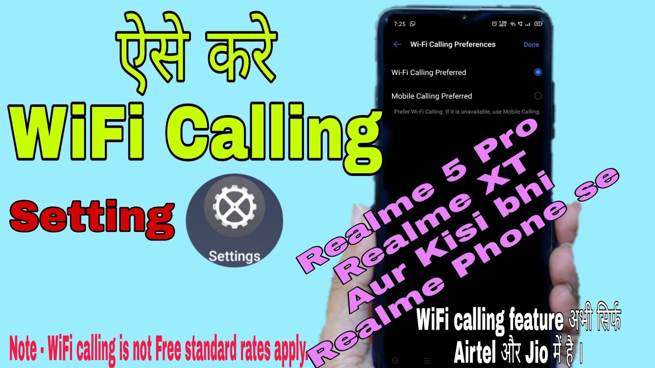 Wifi calling in realme xt realme 5 pro and all realme devices. Realme me wifi calling kaise kare.
