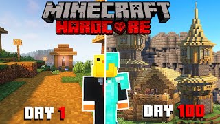 I Survived 100 Days in Minecraft HARDCORE WORLD!❤️❤️❤️