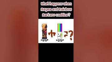 Magma + Rainbow Marker combines into?  #roblox #findthemarkers