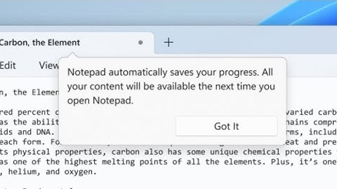 Notepad is Finally going to be able to Autosave