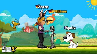 Zorro and [PR]linus Together in a Team Tournament?🤟 Hill Climb Racing 2