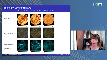 Janet Scheel: "High Rayleigh Number Convection in a Slender Cylinder for Prandtl Number of 1"