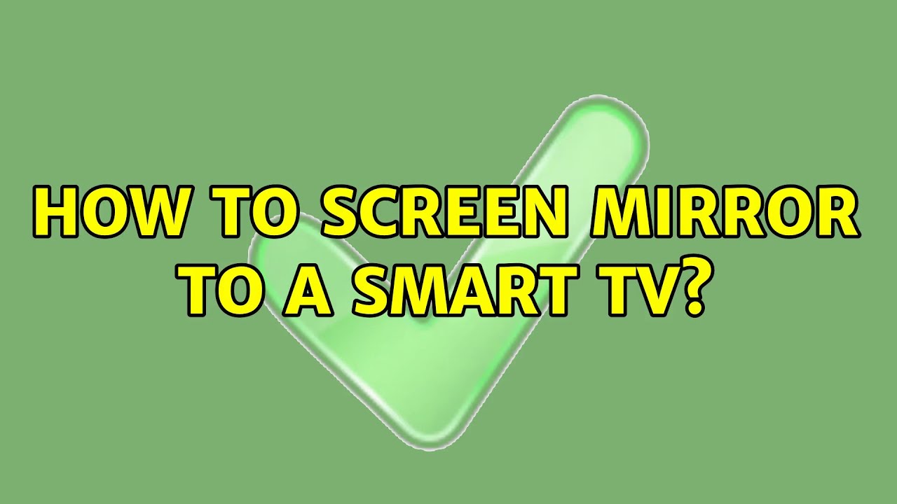 Ubuntu: How to screen mirror to a Smart TV? - YouTube