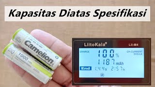 Tes Real Kapasitas Baterai Charger Camelion AA 1000 mAh | Harga Murah  | Branded | Free Case |