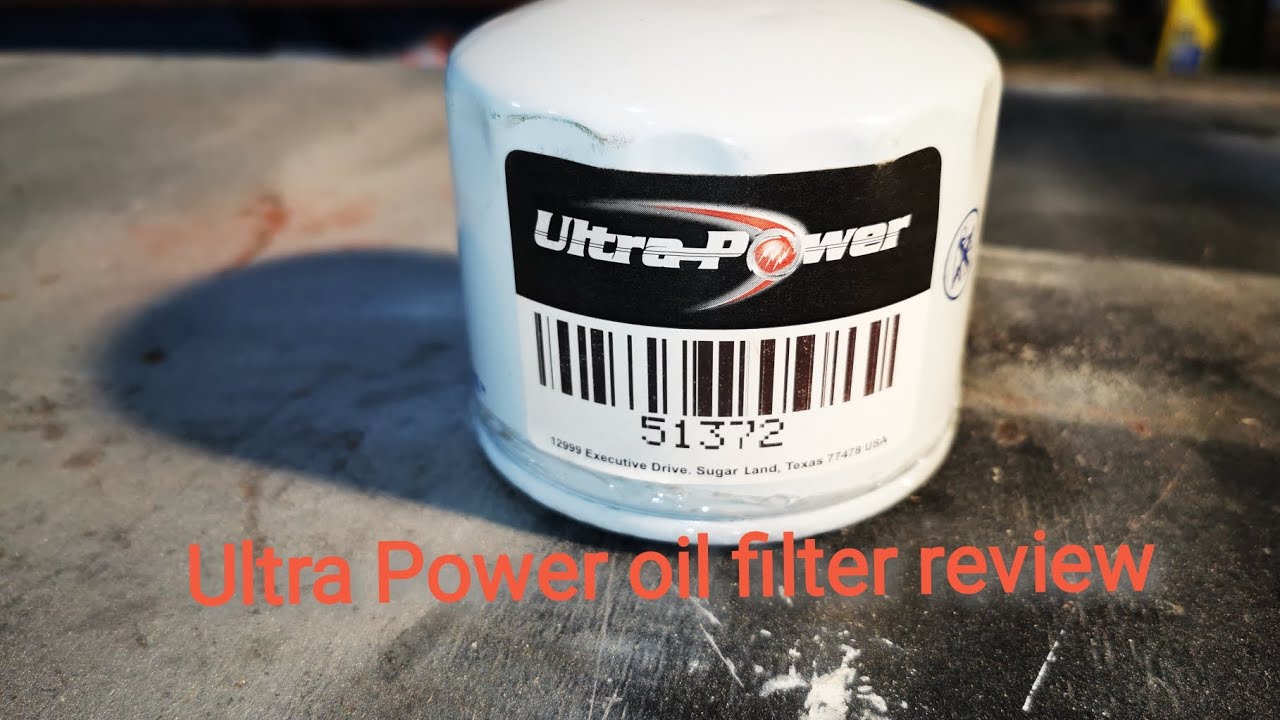 Ultra Power oil filter review YouTube