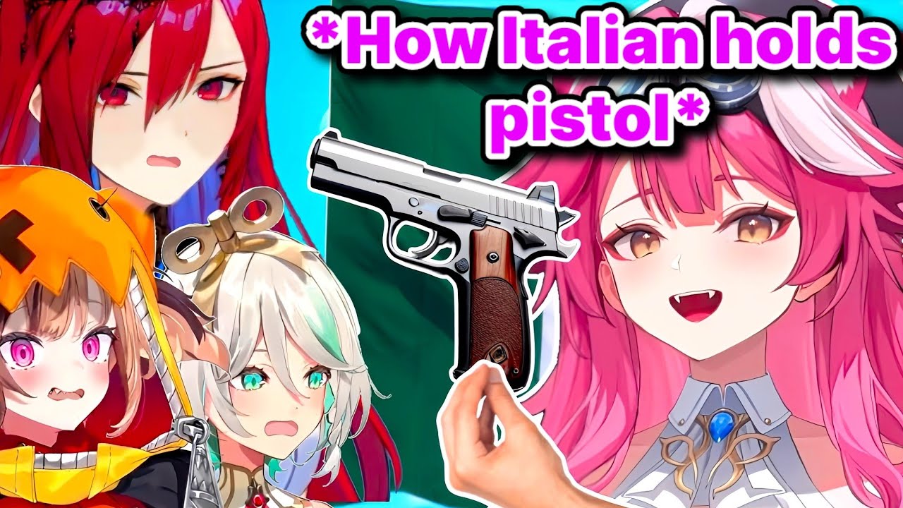 𝗥𝗮𝗼𝗿𝗮'𝘀 𝗜𝘁𝗮𝗹𝗶𝗮𝗻 𝗠𝗲𝗺𝗲 𝗼𝗳 𝗵𝗼𝘄 𝘁𝗼 𝗵𝗼𝗹𝗱 𝗮 𝗣𝗶𝘀𝘁𝗼𝗹 𝗶𝘀 𝗛𝗶𝗹𝗮𝗿𝗶𝗼𝘂𝘀 𝗮𝗳 |Hololive|