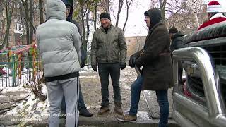 Съёмки новогоднего сериала "Пес" Съёмки новогоднего сериала "Пес"