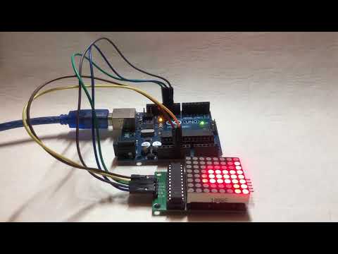 Arduino：一個產生8x8 LED 矩陣程式碼的網站(使用MAX7219 控制8x8 LED)