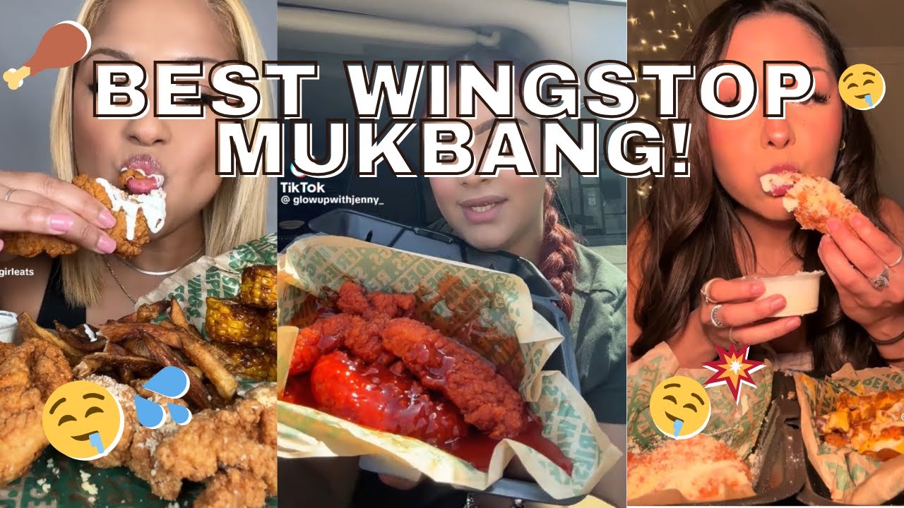 TikTok’s Most VIRAL Wingstop Mukbangs 🍗💦 | Try Not to Crave! - YouTube