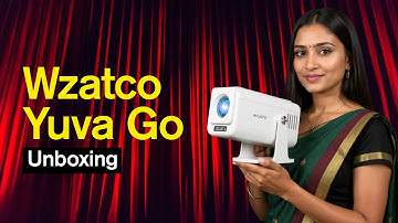 WZATCO Yuva Go Pro Projector Unboxing | Budget Portable Projector