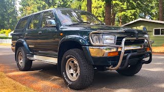 This 1995 Toyota Hilux Surf SSRX is a Trail Ready 4x4  POV Drive Review (4K)