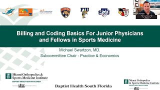 Billing and Coding Basics for Junior Physicians and Fellows | Sports Economics Webinar Series