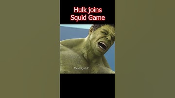 Hulk in squid game #marvel #squidgame #movie #shortsfeed #trending #animation #shortsvideo #viralvid