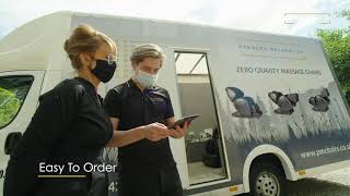 PANACEA UK s First Mobile Massage Chairs Showroom Steady massage soothes aching muscles