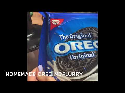 Homemade Oreo McFlurry
