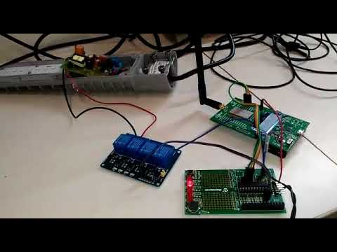 Street Light Control using Microchip's LoRa Module