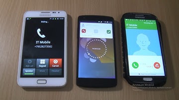 Incoming call & Outgoing call at the Same Time Nexus 5 Ubuntu Touch+Samsung Galaxy S4  black +Note 1
