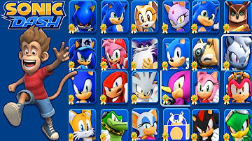 Sonic Dash - Bongo Unlocked and Fully Upgraded Update - All 50 Characters Unlocked