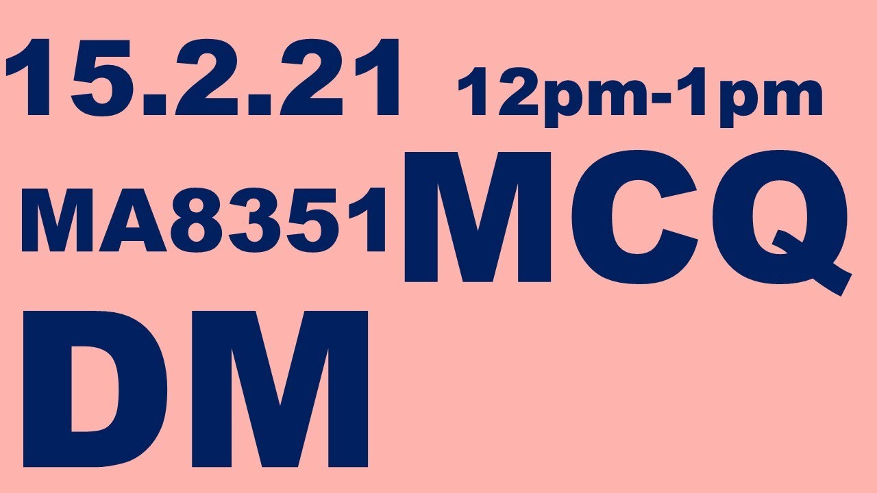 discrete mathematics mcq | discrete maths mcq | ma8351 mcq | ma8351 mcq questions | CHORME TECH