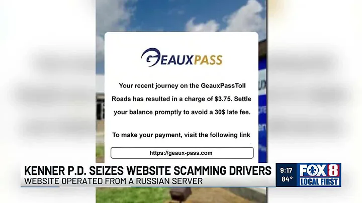 In wake of scam texts, police seize fraudulent ‘GeauxPass’ website on Russian server