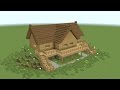 MINECRAFT: How to build wooden mansion MINECRAFT: How to build wooden mansion