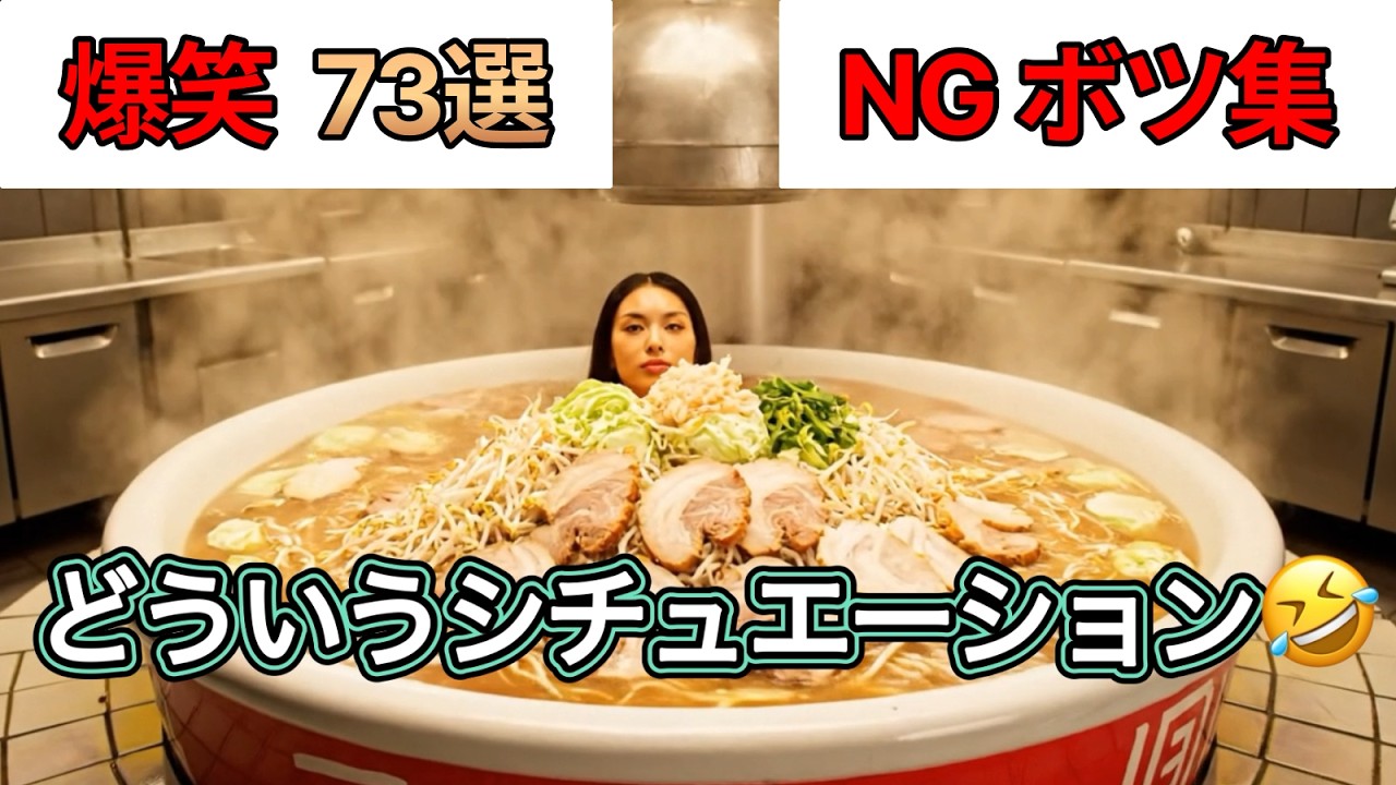 【ASMR NG ボツ集 73選】笑いが止まらない🤣！AI 面白NG集まとめ Why does this happen?! 73 hilarious examples of AI failures.