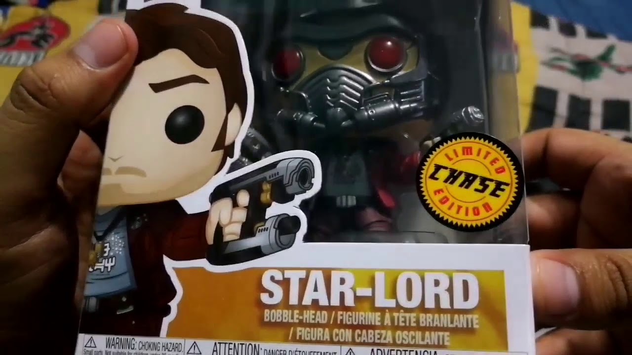 Star-Lord (CHASE) 198 ~ Marvel: Guardians of Galaxy ~ Funko Pop Vinyl