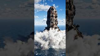 .Samundar ke upar udta hua Spaceship! 🌊 (Cosmic Avenger)😲#shorts #roket #trnding #aivideo