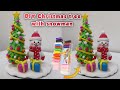 DIY Christmas Tree with Snowman using Super Clay ❄️ | Best School Competition Craft #diy #christmas 