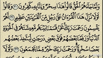 سورة الزخرف للقارئ يونس لوسكي