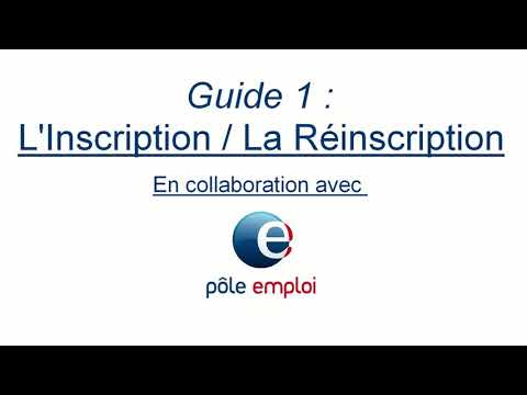 Comment inscrire/réinscrire sur pôle emploi