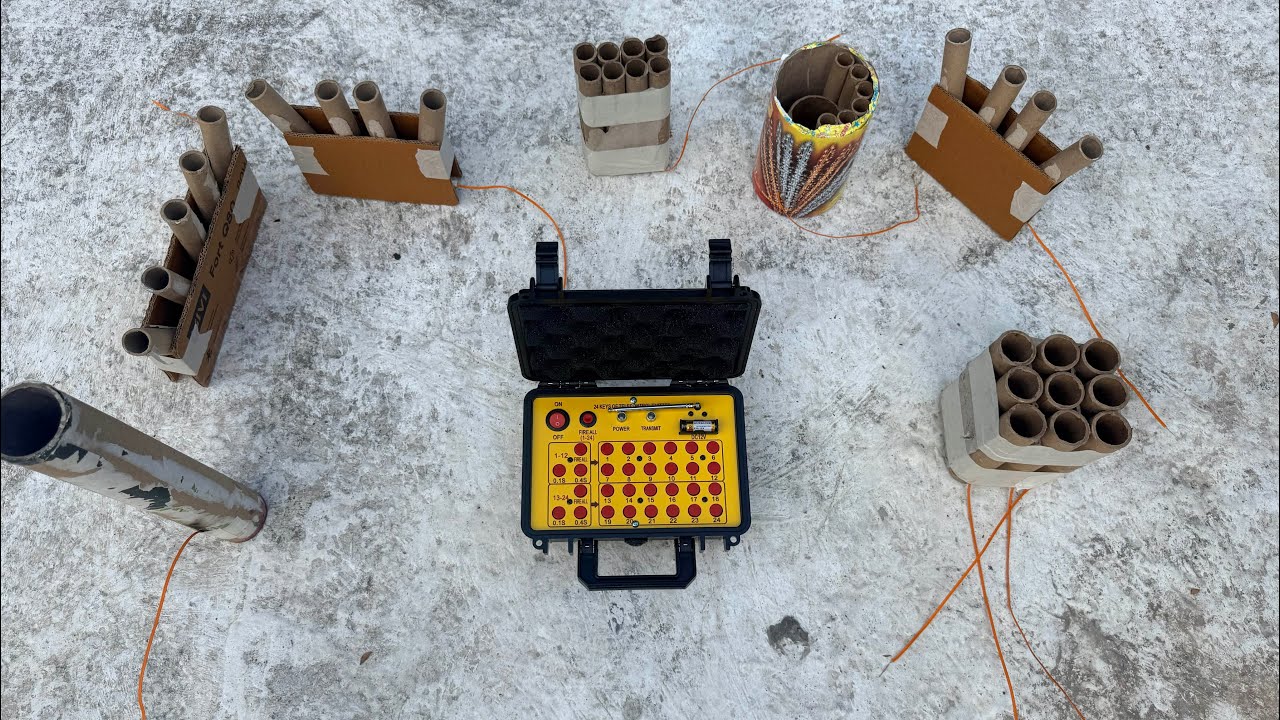 Computer R3usable Firework Setup MINI HOME MADE DIGITAL FIRE WORK SETTING - YouTube