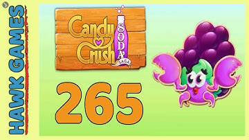 Candy Crush Soda Saga Level 265 (Jam mode) - 3 Stars Walkthrough, No Boosters