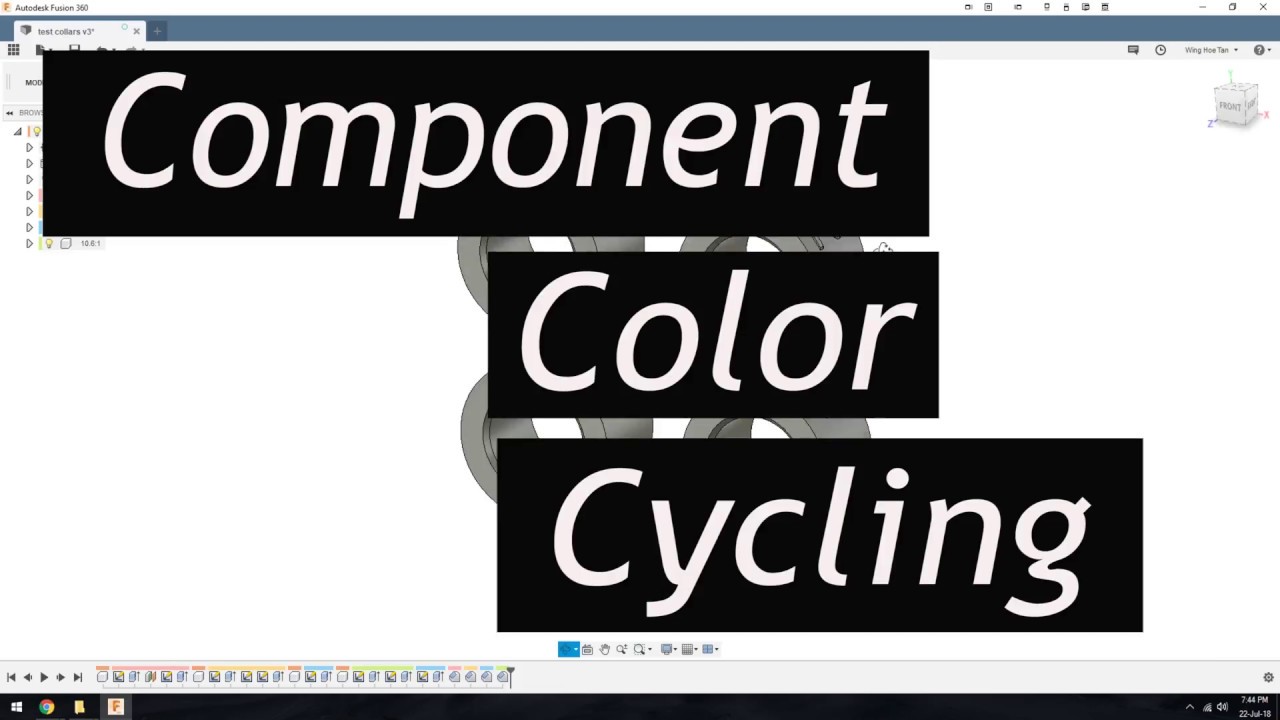 Fusion 360 Component Color Cycling YouTube