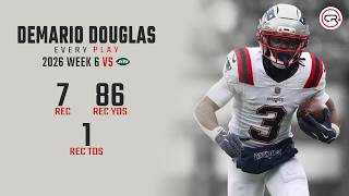 Information Demario Douglas Week 6 Highlights vs Jets | Every Target and Catch Guide