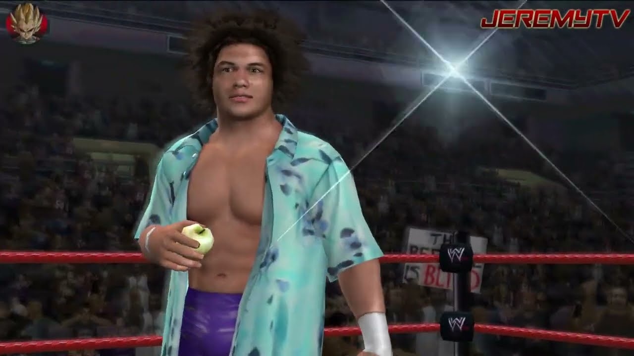 TABLE Rey Mysterio vs Carlito - Smackdown vs Raw 2006 (PS2) JKuzap