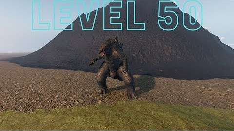 How STRONG is Godzilla 2019 at level 50 Kaiju Universe ROBLOX