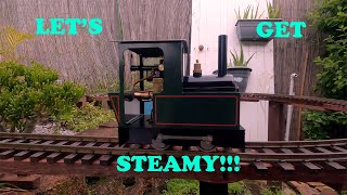 Vincent Light Railway Update 300721 G scale garden railway first run of Accucraft Dora!