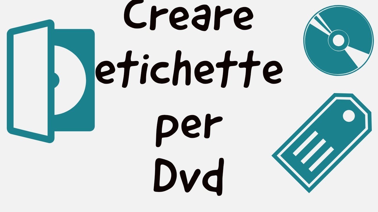 Come creare copertine per DVD - YouTube