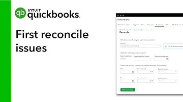 How to fix a beginning balance during your first reconcile in QuickBooks Online