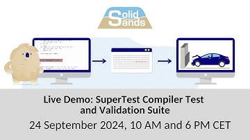 Live Demo - SuperTest Compiler Test and Validation Suite | Sep 24 2024