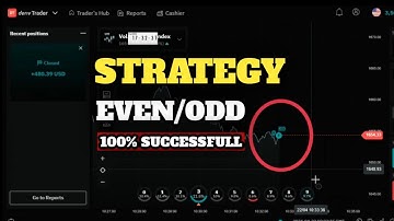 EVEN/ODD Strategy in Deriv.com - Consistent Profit Per Day || 100% Success