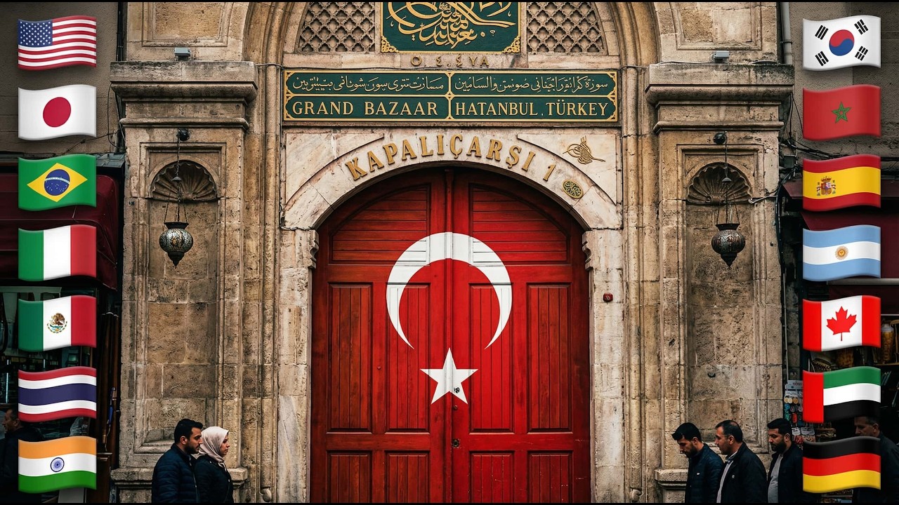 Street Markets Around the World 🌍 30 Countries Market Tour | Cinematic Food Journey