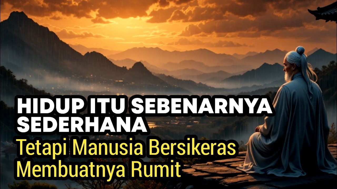 HIDUP ITU SEBENARNYA SEDERHANA, Tetapi Kita Bersikeras Membuatnya Rumit✨🚀