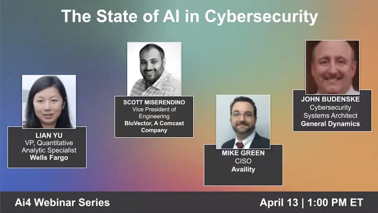 The State of AI in Cybersecurity with Wells Fargo, Dräger Medical ...