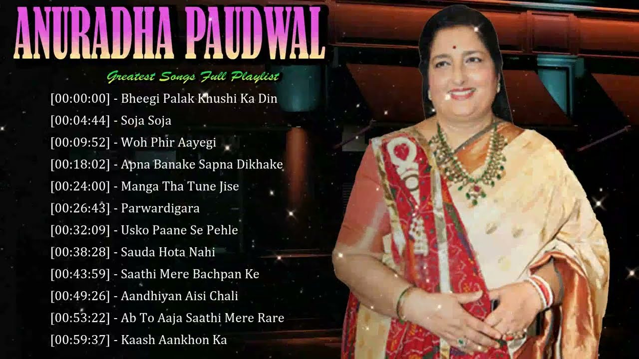 🎤 Anuradha Paudwal – Legendary voice blending Bollywood hits and soulful devotional melodies 🌟