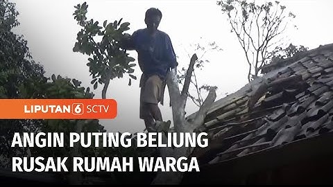 Angin Puting Beliung Terjang Permukiman Warga di Sumedang, Belasan Bangunan Rusak | Liputan 6