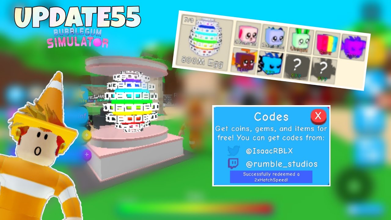 Codes In Bubblegum Simulator For Pets