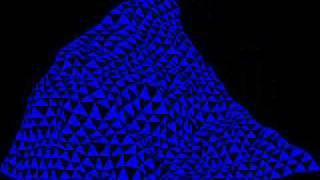 SVG-animation of mountain's landscape 2D generation